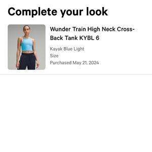 Wunder Train High Neck Cross Tank